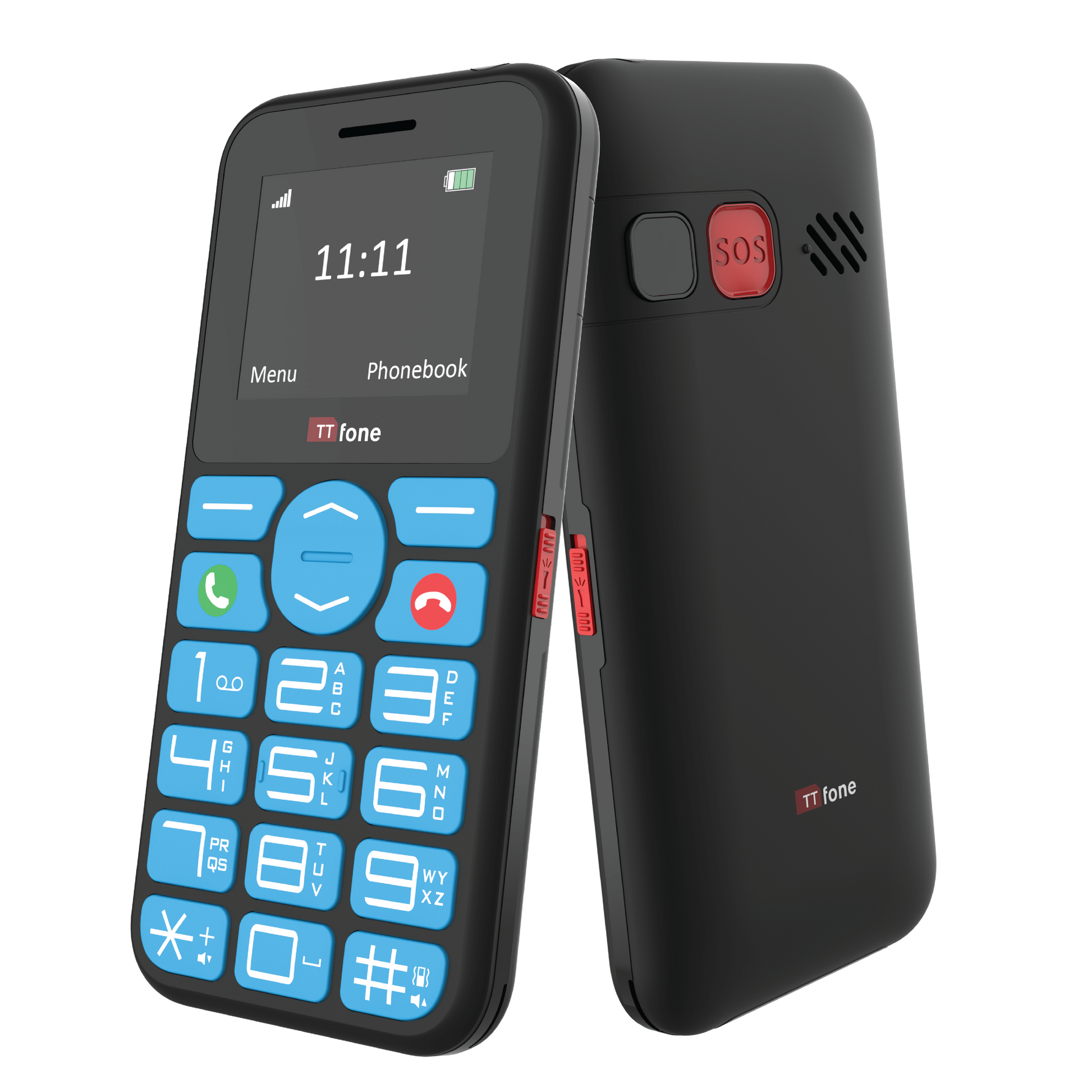 TTfone TT190 with Dock Charger and Vodafone Pay As You Go-1