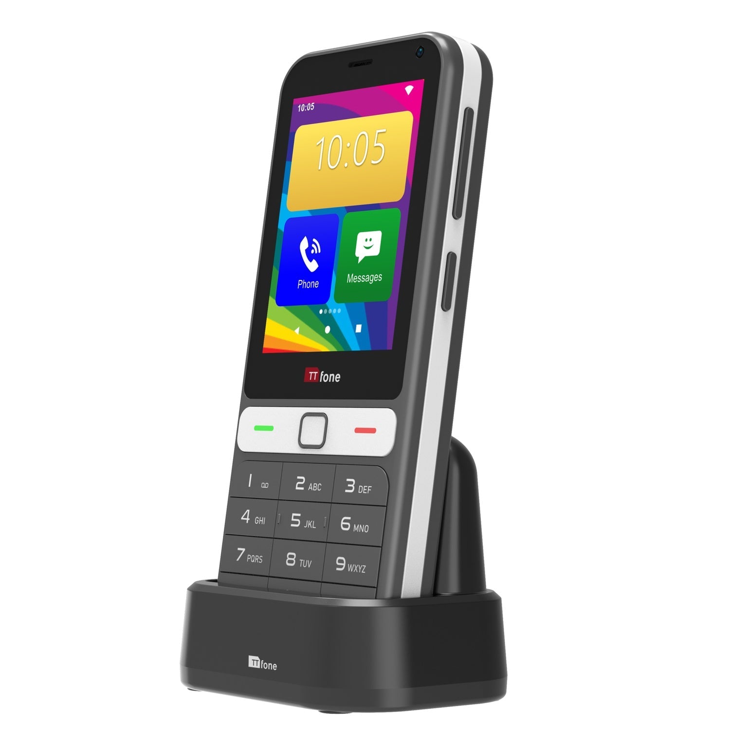 Returned Resale - TTfone TT280 4G Android Mobile with Three SIM and Dock charger-0