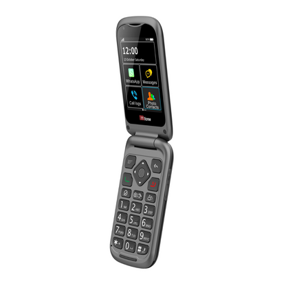 TTfone TT970 4G WhatsApp Flip Senior Big Button Mobile with O2 Bundle Pay As You Go SIM-2