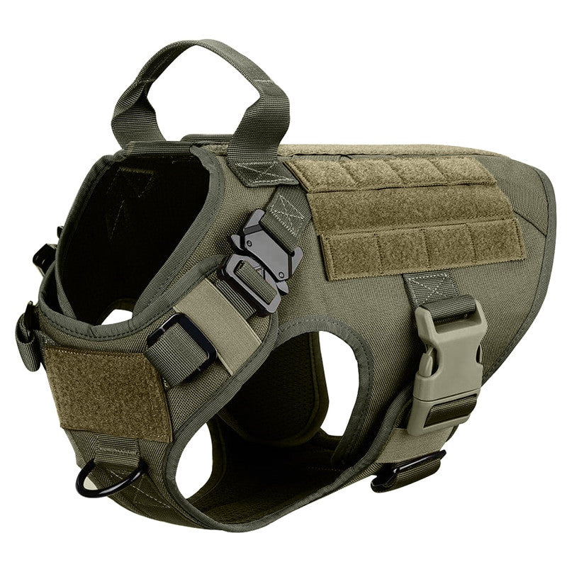 Tactical Dog Harness and Leash Set