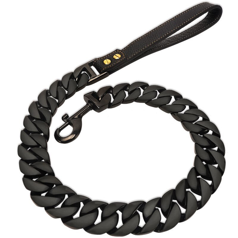 Cuban Link Chain Dogs Leash