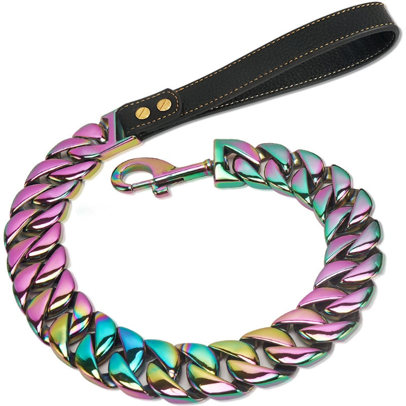 Cuban Link Chain Dogs Leash
