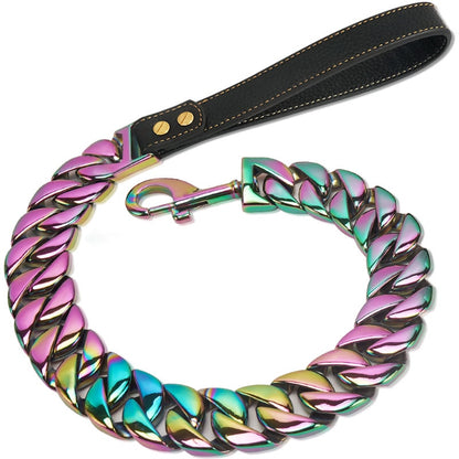 Cuban Link Chain Dogs Leash