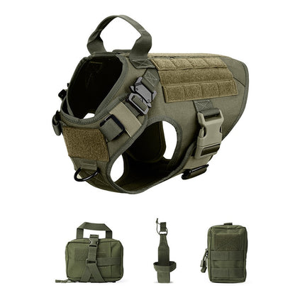 Tactical Dog Harness and Leash Set