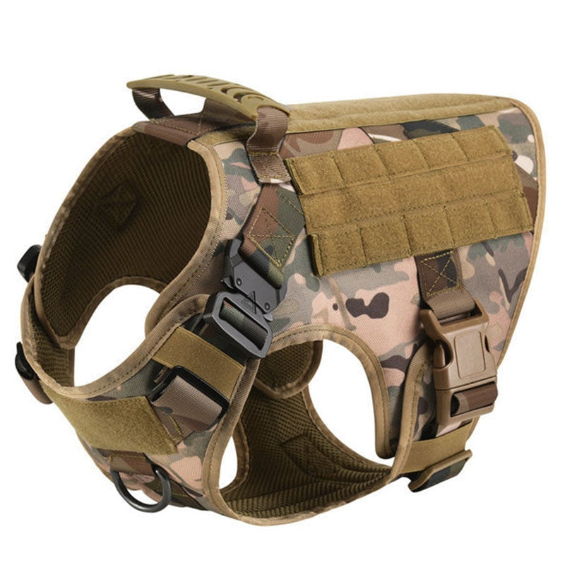 Tactical Dog Harness and Leash Set